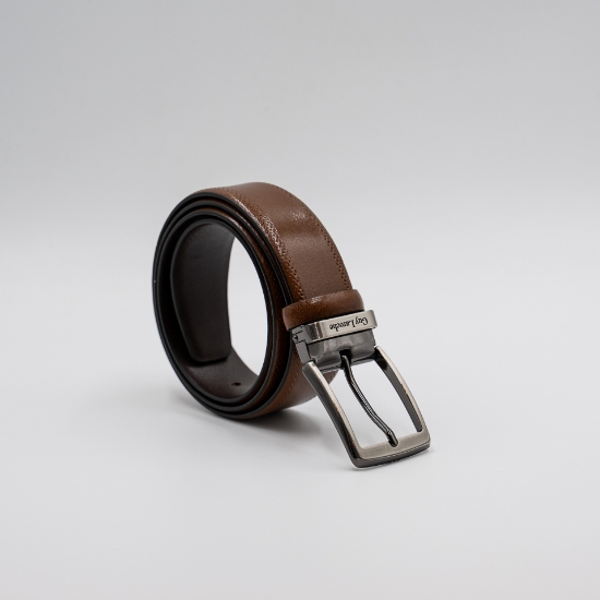 Εικόνα της Ζώνη δερμάτινη τρυπητή στις άκρες Guy Laroche ταμπά GL105_3